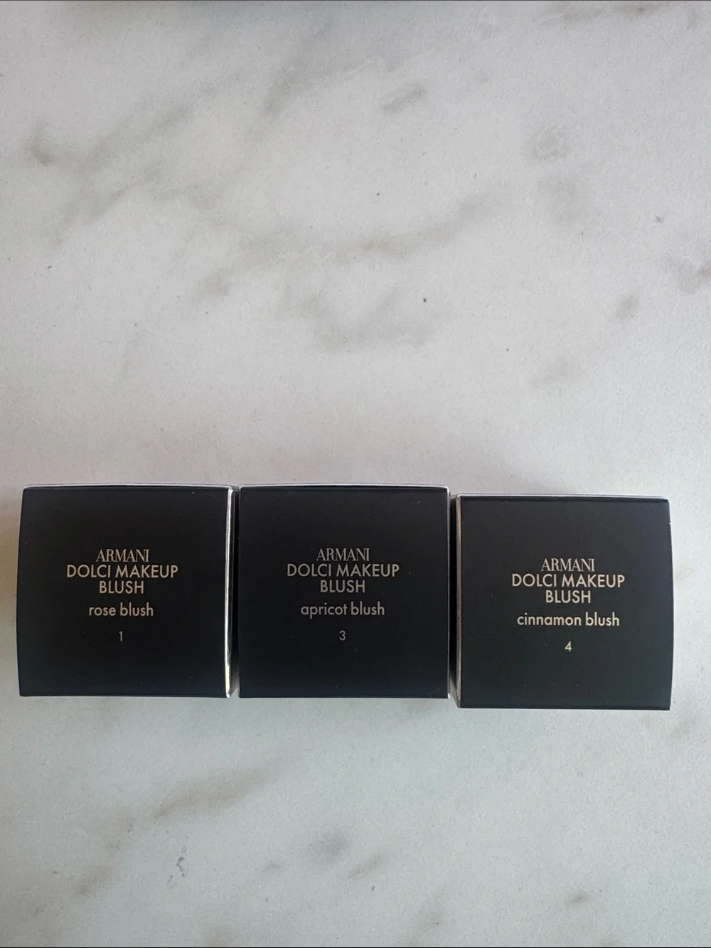 Armani beauty Blush Trio - Rose Blush, Apricot Blush, Cinnamon Blush